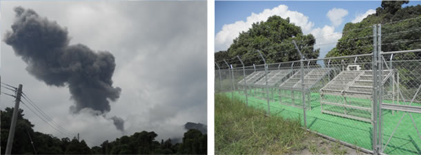 Sakurajima Exposure Site